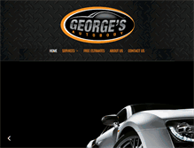 Tablet Screenshot of georges-autobody.com